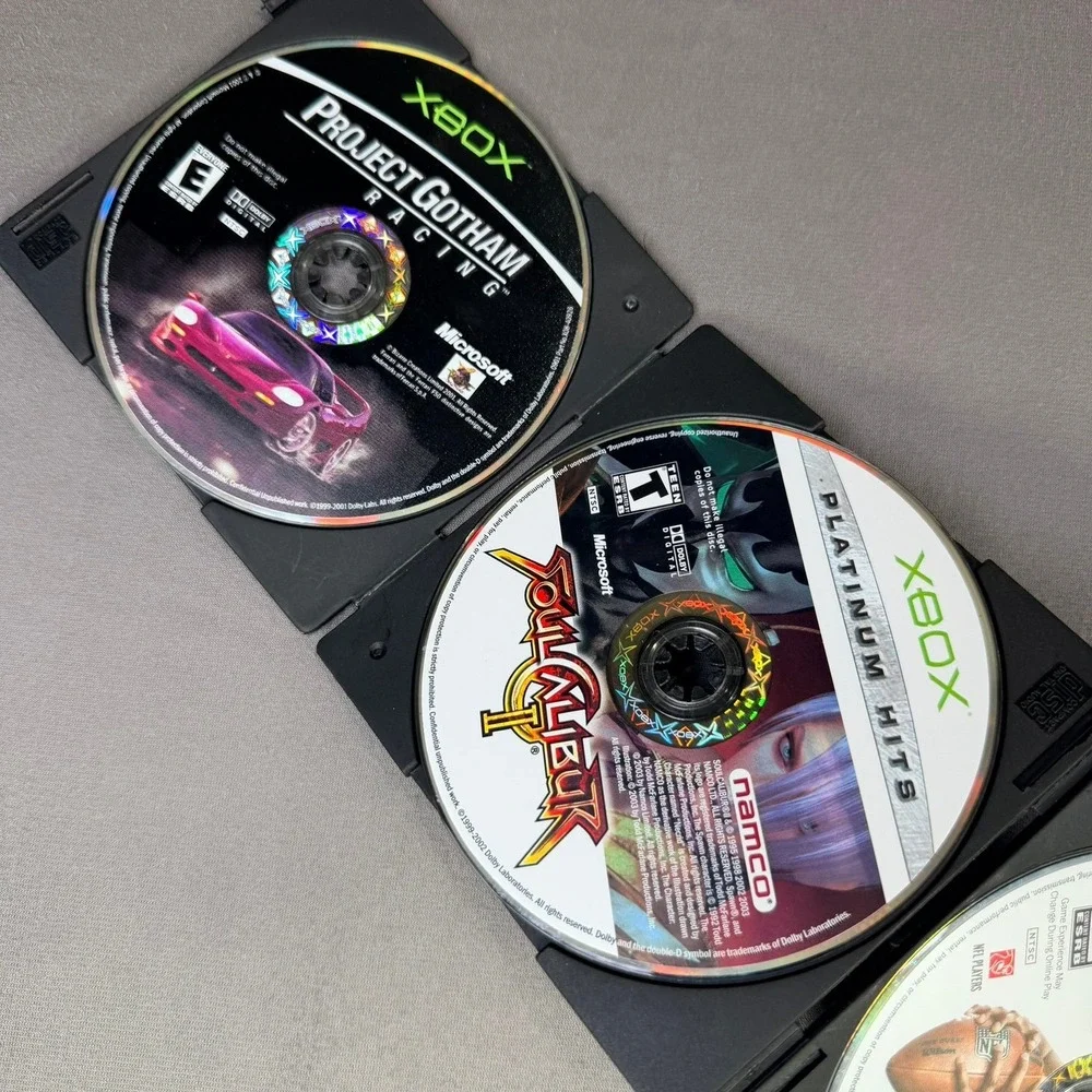 Microsoft Xbox Game Disc Lot 12 Games Multicolor Action Sports Racing Gaming‎